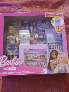 Barbie Pink Coffee Shop Playset - Barbie Brand